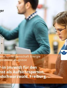 Ingenieur/-in (m/w/d) für den Außendienst als Aufsichtsperson, Bereich Südschwarzwald, Freiburg, Donaueschingen - Stuttgart