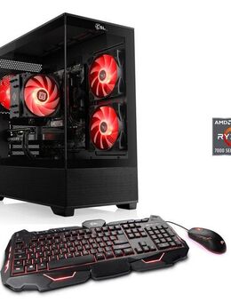CSL AeroVision V24309 Gaming-PC (AMD Ryzen 7 7800X3D, GeForce RTX 5070, 32 GB RAM, 2000 GB SSD, Luftkühlung)