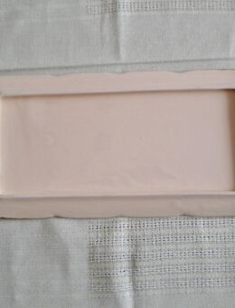 Keramik/Porzellan-Servierplatte,Glasiert,Alt.ca. 34x16 cm - Linnich