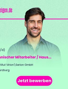 Technischer Mitarbeiter / Haustechniker (m/w/d) - Würzburg