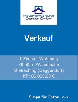 1-Zimmer Wohnung - Rendite! - Deggendorf