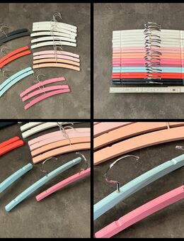 Kleiderbügel | Holz | Kinder | Bunte | Pink | Weiß | Schwarz |GUT - Dresden