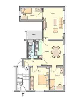 4 ZKB Wohnung mit Loggia in Trier-West! - Trier