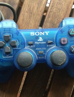Sony PlayStation 2 Controller Gamepad Blau Transparent Sammler - Fulda