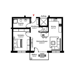 F&D | Scheffelstraße - Wohnung 5 - Haus 1