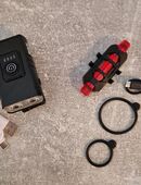 Fahrradlicht Set Frontlicht +Rücklicht USB wiederaufladbar Neu in 01277