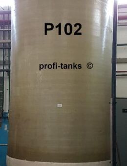 P102 gebrauchter 10.000 L Polyestertank GFK-Tank vertikal stehend Wassertank Rapsöltank Regenauffangtank Flüssigfuttertank Molketank Zisterne - Hillesheim (Landkreis Vulkaneifel)