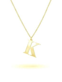 Beka&Bell Kette mit Anhänger 925-Sterling Silber vergoldet Glänzend 45cm