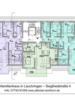 3 Zi. DG mit Balkon ca. 66 m² - Wohnung 8 - Siegfriedstr. 4, 79787 Lauchringen - Neubau - Lauchringen