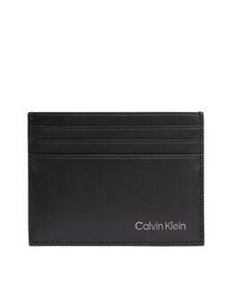 Calvin Klein Kartenetui CK SMOOTH CARDHOLDER, Unisex Geldbörse, Kreditkartenetui mit Logo-Schriftzug
