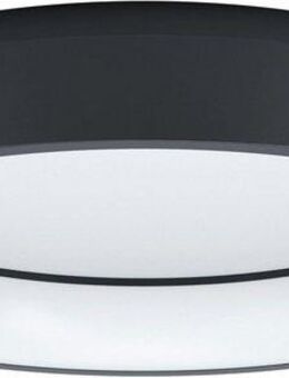 EGLO Deckenleuchte MARGHERA-Z Deckenlampe schwarz, ZigBee 3.0, Disco-Modus, Lampe, Bluetooth, CCT - über Fernbedienung, Dimmfunktion, Ein-/Ausschalter, Farbsteuerung, Farbwechsel, Memoryfunktion, Nachtlichtfunktion, RGB, Smart Home, Weckerfunktion,...