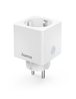 Hama WLAN-Steckdose WLAN-Steckdose mit App (kompakte, smarte Steckdose, Apple Home, 3680W), max. 3680 W