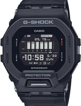 CASIO G-SHOCK GBD-200-1ER Smartwatch, Armbanduhr, Herren,Bluetooth,Schrittzähler,bis 20bar wasserd.,digital