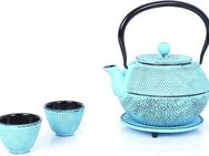 ECHTWERK Teeservice (4-tlg), 2 Personen, Gusseisen, Gusseisen, im Vintage-Design, 1,1 Liter, mit abnehmbarem Sieb