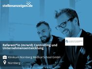 Referent*in (m/w/d) Controlling und Unternehmensentwicklung - Nürnberg