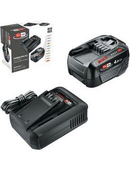 Bosch Home & Garden 18V Set: Ladegerät AL 18V-44 CV und 4,0-Ah-Akku Akku Starter-Set, sorgt für Flexibilität und spart gleichzeitig Geld