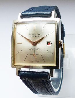 Schöne Diantus Swiss Art-deco 17Jewels Herren Vintage Armbanduhr - Kamp-Lintfort