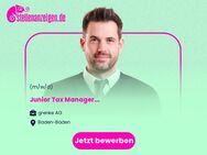 Junior Tax Manager (m/w/d) - Baden-Baden