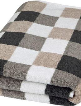 ROSS Duschtuch Würfelfond, Frottier (Set, 1-St), 100% Baumwolle