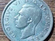 Großbritannien, Two Shillings 1940 Münze, George VI, SS, Silber - Essen
