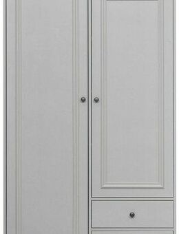 WOOOD Garderobenschrank Lily massives Kiefernholz, mit Kleiderstange, H 190 cm x B 98 cm