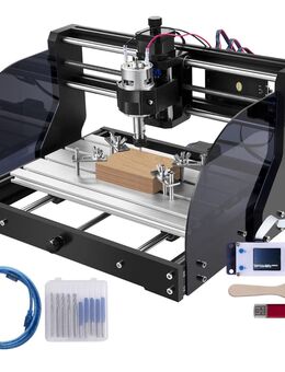 Graviermaschine Drechselbank 3 Achsen GRBL Steuerung Holzdrechselbank aus Aluminiumprofil CNC Lasergravierer - Wuppertal