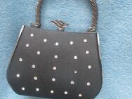 NEU * Edel * Swarovski * Strass * Glitzer * Kristalle * Seiden- Satin * Art- Decò * DESIGNER * Abend * Henkel * Hand- Tasche * Bag * schwarz * black * - Riedlingen