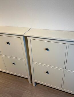 2x IKEA HEMNES Schuhschrank 4 Fächer weiß gebraucht 90€ pro Stück - Oldenburg