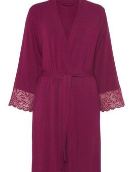 LASCANA Kimono, Kurzform, Kimono-Kragen, Gürtel, Schöne Spitzendetails