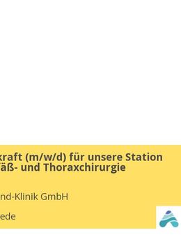 Pflegefachkraft (m/w/d) für unsere Station A20/21, Gefäß- und Thoraxchirurgie - Westerstede