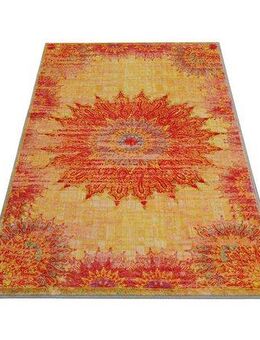 Wecon home Badematte Healing, Höhe 0,5 mm, fußbodenheizungsgeeignet, Polyester, rechteckig, Vintage, waschbar, rutschfest, schnell trocknend, robust, Badteppich
