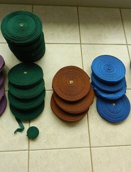 Paket Bänder Bandrollen verschiedene Farben - je ca. 1,7cm breit - Chemnitz
