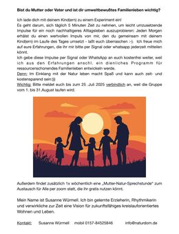 ich suche: familien fur eine Online-gruppe " natürlicheres Leben" - Hannover