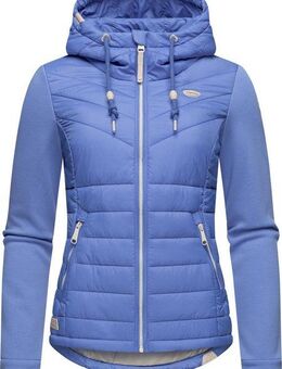 Ragwear Outdoorjacke Lucinda Steppjacke aus modernem Materialmix mit Kapuze