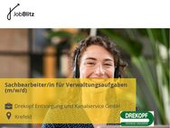 Sachbearbeiter/in für Verwaltungsaufgaben (m/w/d) - Krefeld