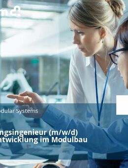Entwicklungsingenieur (m/w/d) Produktentwicklung im Modulbau - Mannheim