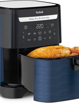 Tefal Heißluftfritteuse Easy Fry & Grill XXL, 2-in-1 Heissluftfritteuse & Grill, 8 Programme, 1830 W, XXL-Fassungsvermögen oder 2 separate Zonen, Flexcook-Trennwand