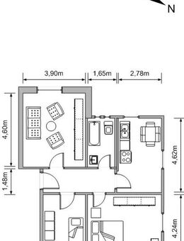 geräumige 3- Raumwohnung mit ausgebauter Bodenkammer - Lichtenstein (Sachsen)