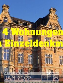 4 Wohnungen im Einzeldenkmal - Greiz