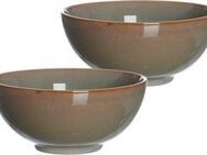 Ritzenhoff & Breker Schale Puebla, Steinzeug, (Set, 2-tlg), Buddha-Bowls, Ø 17,5 cm