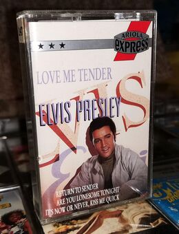 Elvis Presley, Love me tender, Musikkassette ARIOLA Express MC - Bautzen