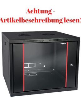HMF Netzwerkschrank Serverschrank 19 Zoll 9 HE schwarz #2298 - Birkenfeld (Baden-Württemberg)