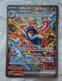 Quajutsu Ex 214 167 Pokemonkarte Near Mint Bossterfrisch - Essen