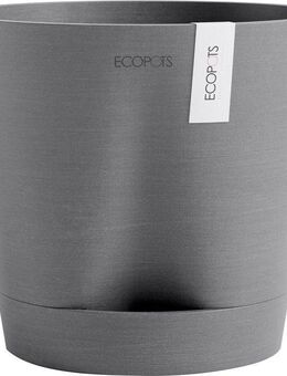ECOPOTS Blumentopf Venice 2 20 Grau, für den Innenbereich