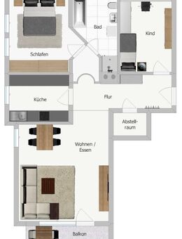 Lichtdurchflutete 3-Zimmer-Wohnung in der Bamberger Gartenstadt - Bamberg