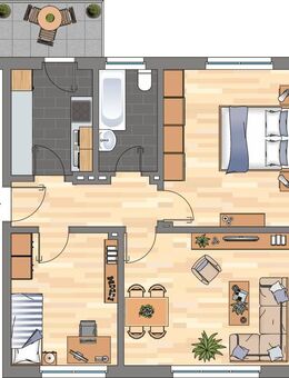 3-Zimmer-Wohnung in Wilhelmshaven City - Wilhelmshaven