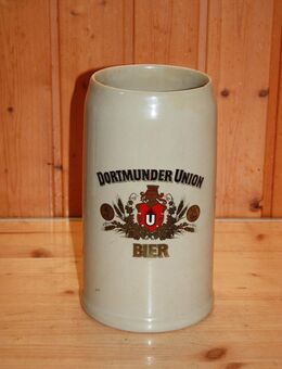 Dortmunder Union Steinkrug Humpen Bierkrug Bier Krug Bempel🍺 1 L NEUWERTIG - Borken