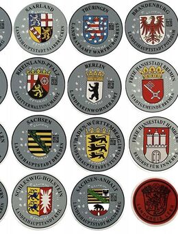 Kollektions-Aufkleber für deutsche Kennzeichen Sammler Showzwecke Plakette - Wuppertal