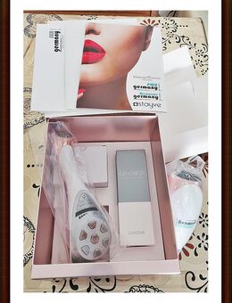 Neu - Ware, Luxcare Germany, Anti-Aging Gerät inkl. Gel 100 ml - Abholung oder Versand - Video als Sicherheit vorhanden - Kaufpreis war 390.00 € - Meiningen