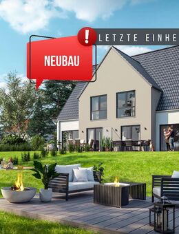 Wohnen mit Weitblick: Neubau-DHH in idyllischer Lage bei Friedberg - Friedberg
